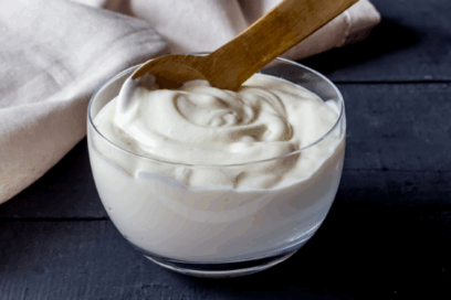 Plain yoghurt